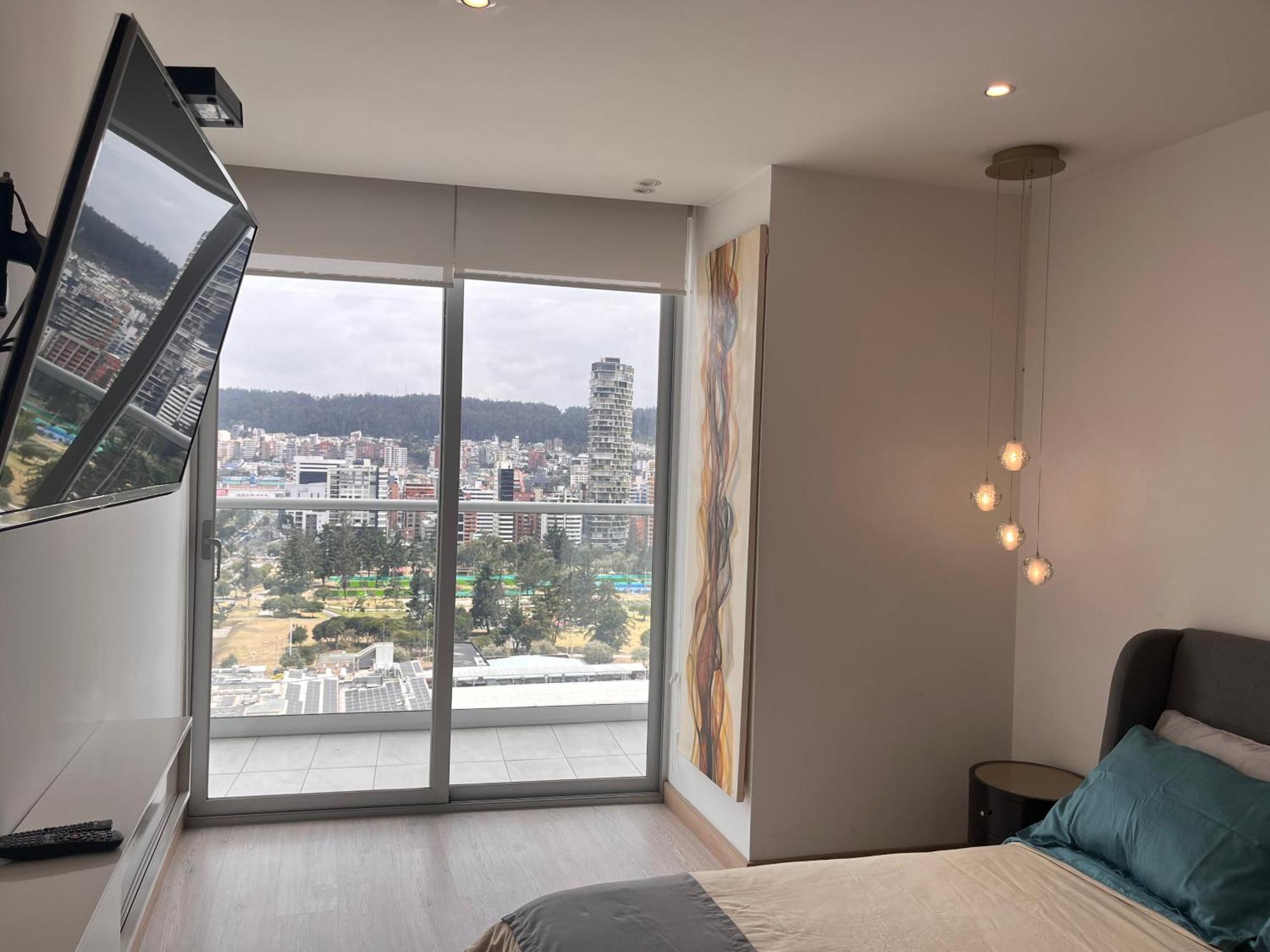 Suite Apartameto 1606 Espectacular Vista La Carolina, Piso 16 One - Quito Exterior foto